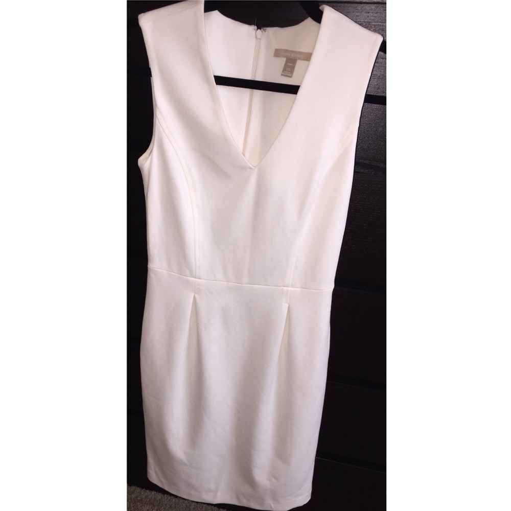 Banana Republic Cream Ponte Cocoon Dress